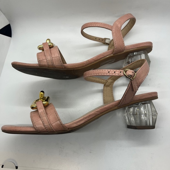 London Rag Women's Pink Ankle Strap Sandals size 9 - Picture 4 of 15